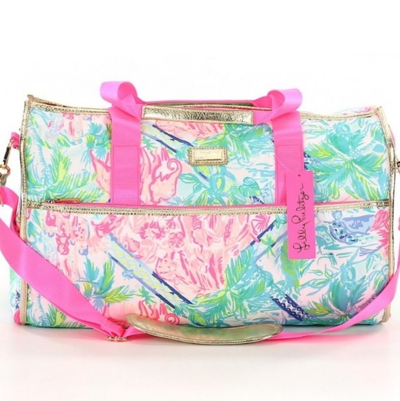 lilly pulitzer bohemian queen suitcase